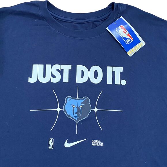 Memphis Grizzlies Nike Shirt Mens XL Short Sleeve Just Do It basketball tee NWT - Picture 1 of 11
